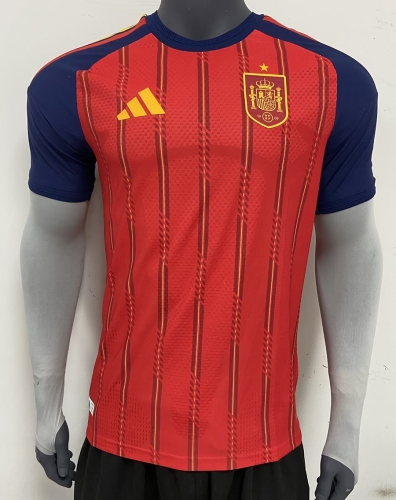 2026 Spain Home player version soccer jersey